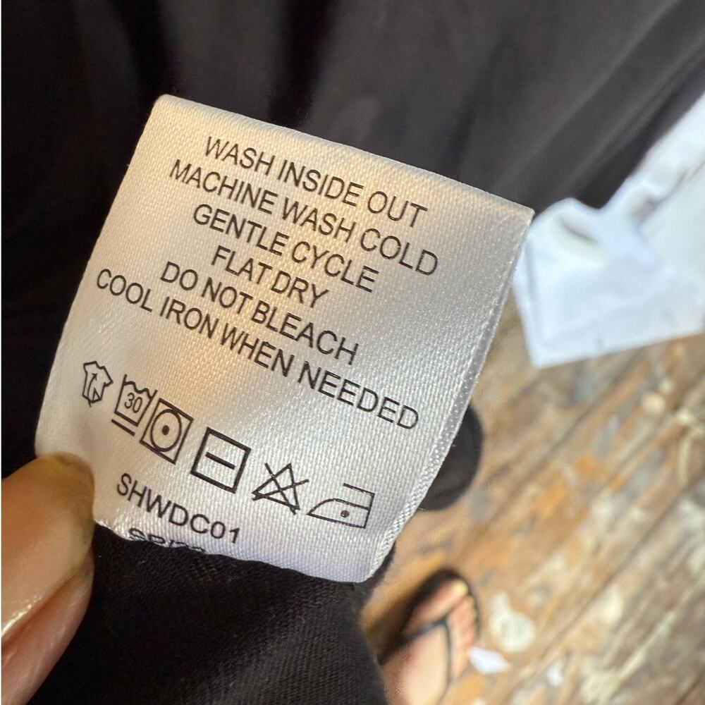 Quince Midi Tank Dress Black Tencel blend black women's M - Picture 9 of 9